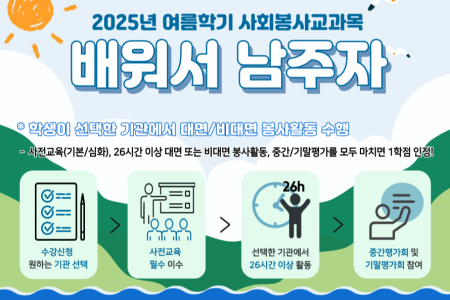 [Social Service Course] (Summer 2025) Serve the Community and Earn Credits!