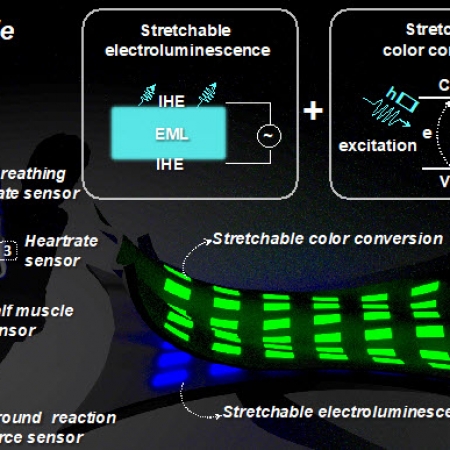 Water Passivation of Perovskite Nanocrystals Enables Air‐Stable Intrinsically Stretchable Color‐Conversion Layers for Stretchable Displays