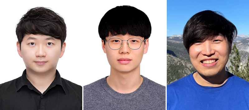 ▲ (From left) Dongyeon Kim, Seung-Woo Nam, Researchers at the Optical Engineering and Quantum Electronics Laboratory, Seoul National University; and Suyeon Choi, Researcher at the Computational Imaging Lab, Stanford University