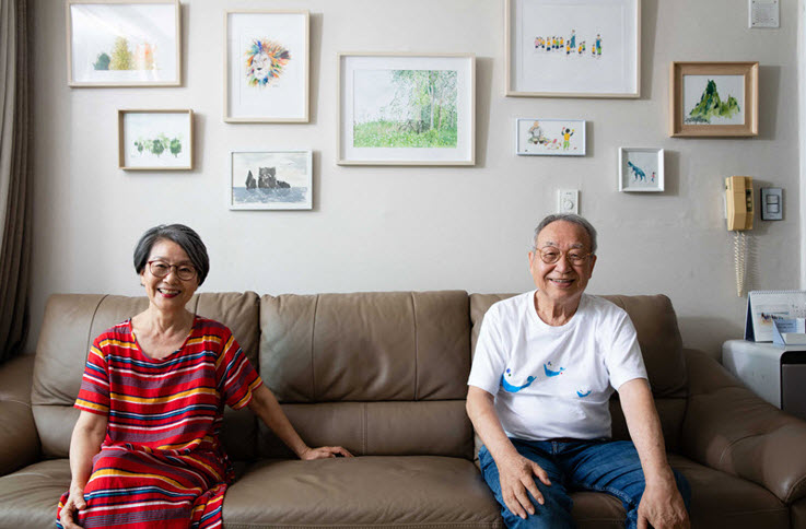 Kyung Ja Ahn (Department of Korean Education, Class of ’61) and Chan Jae Lee (Department of Earth Science Education, Class of ’61)