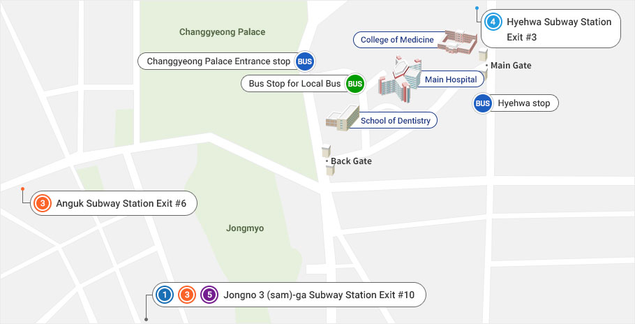 Yongon Campus Map