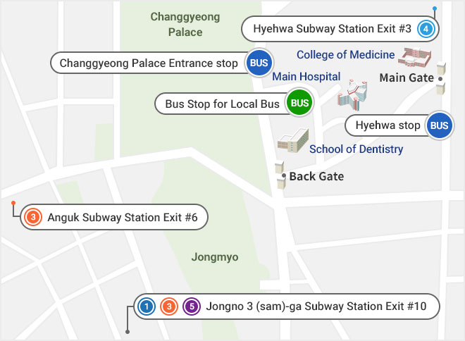 Yongon Campus Map